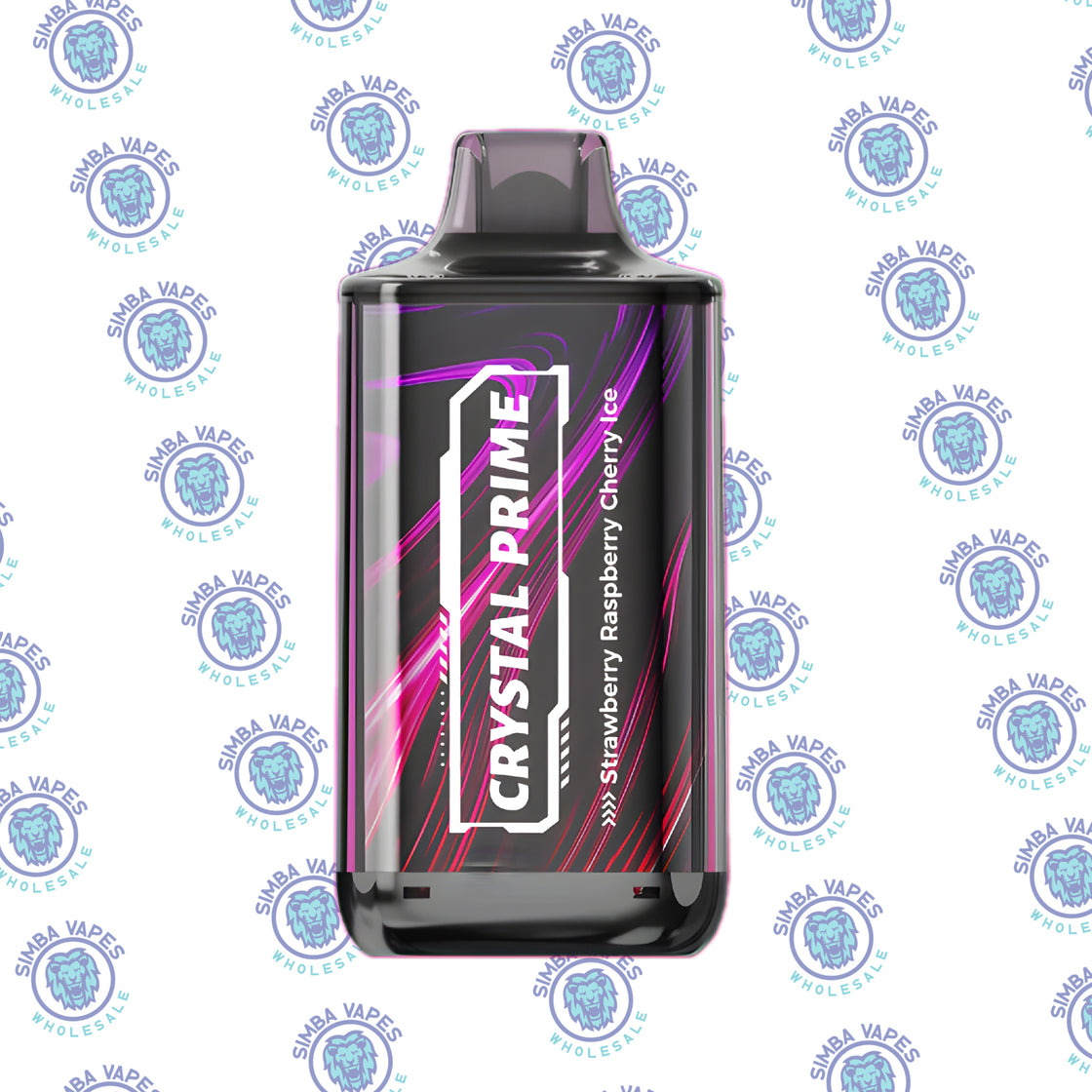 Crystal Prime 18000 Strawberry Raspberry Cherry Flavour