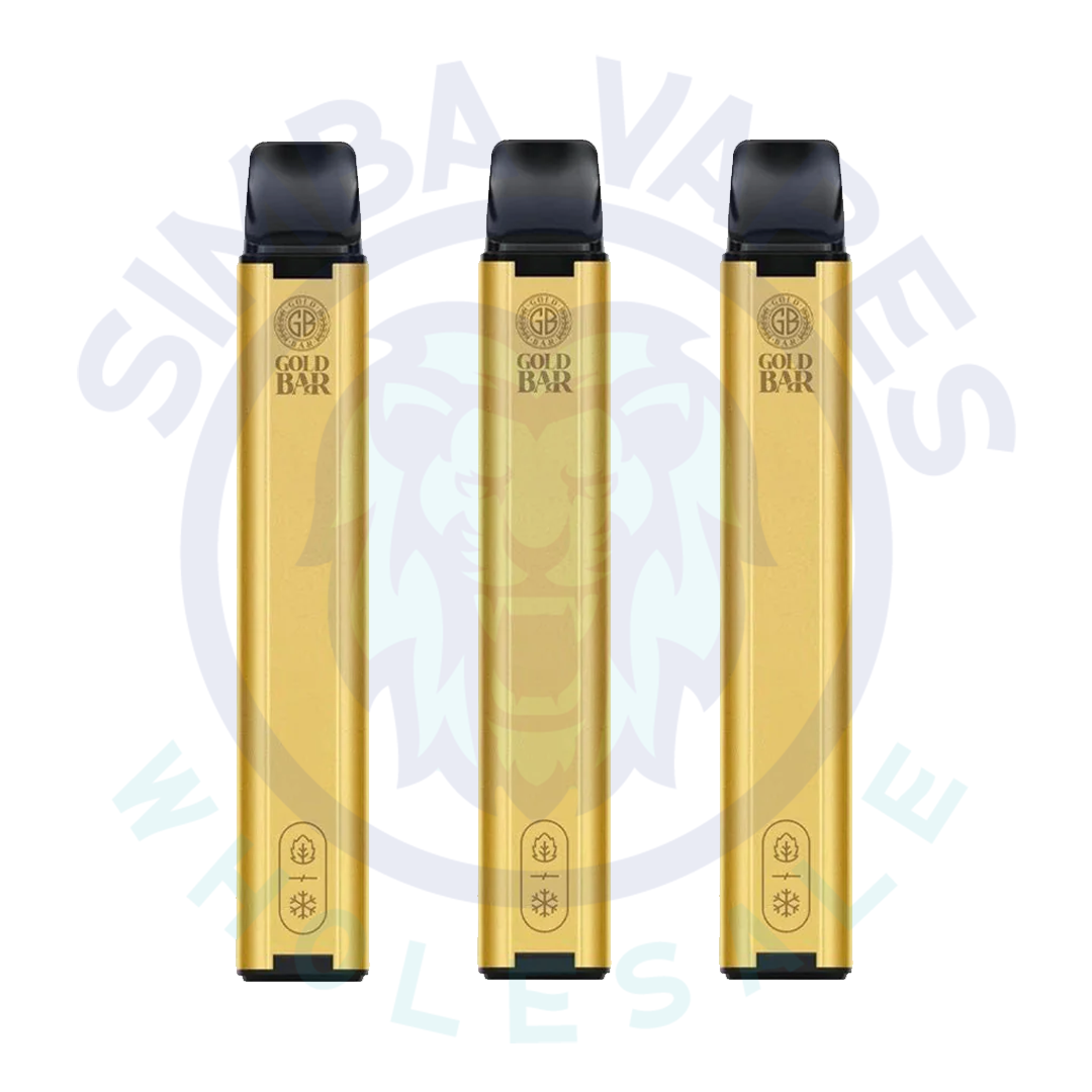 Gold Bar 600 Disposable Vape Puff Pod (Pack of 10)