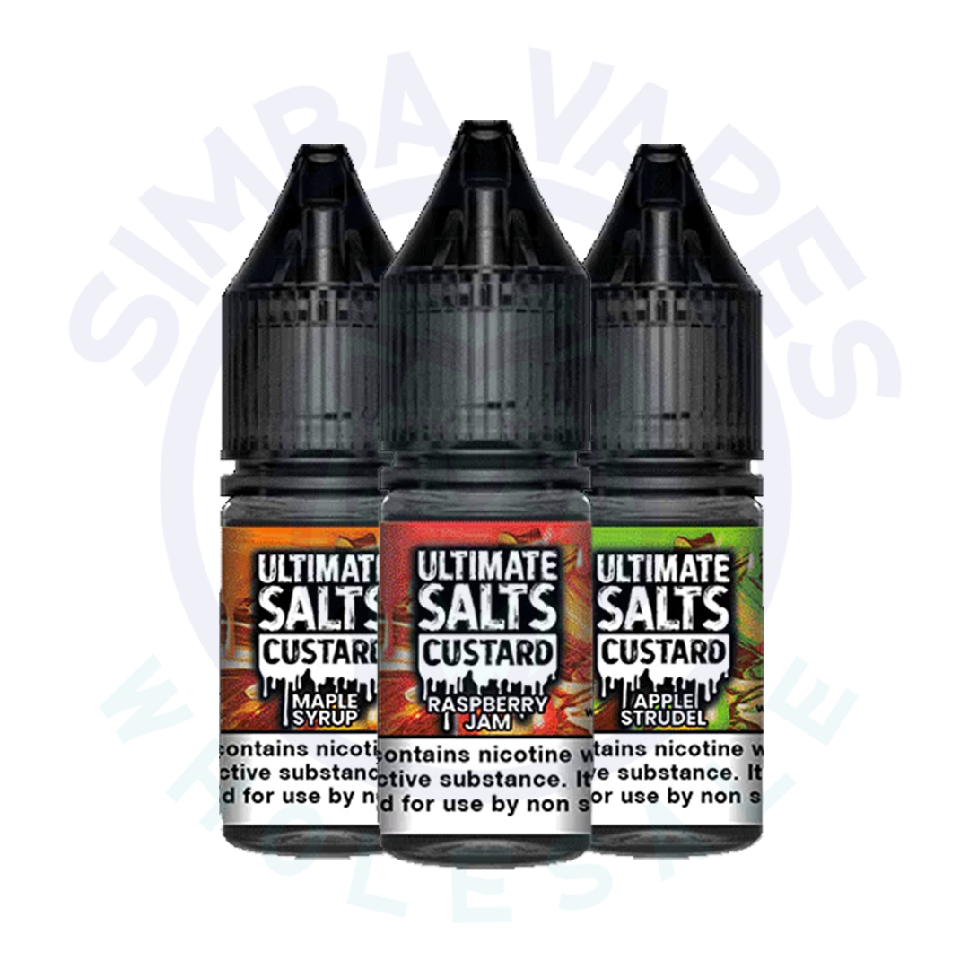 Ultimate Salts Custard 10ML Nic Salt (Pack Of 10)