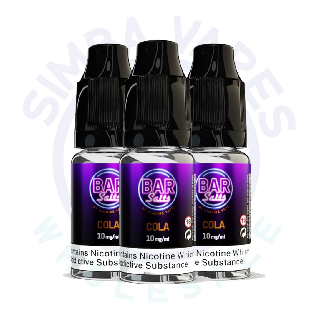 Vampire Vape Bar Salt E-liquid Nic Salts-10ml- Box of 10