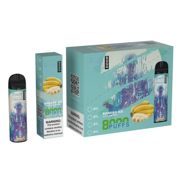 Randm Tornado 8000 Puffs Disposable Vape (Box of 10)