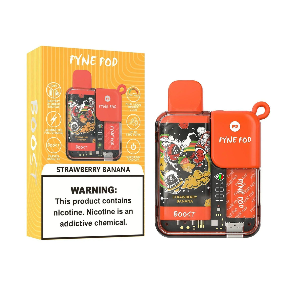 Pyne Pod Boost 8500 Puffs Disposable Vape (Box of 10)