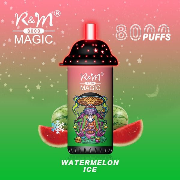 RandM Magic 8000 Watermelon Ice flavour