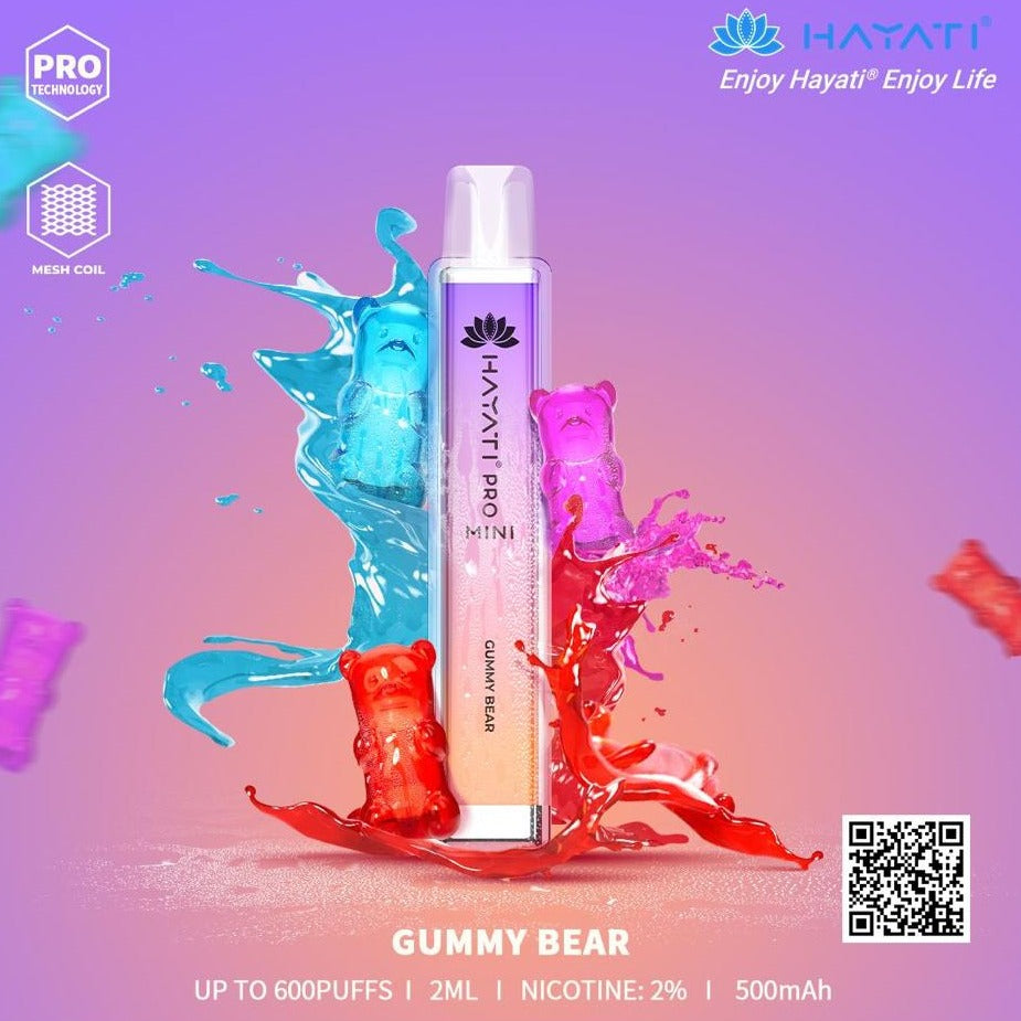 Hayati Pro Mini 600 Puffs (Pack of 10)