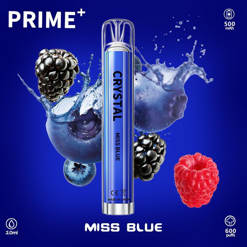 Crystal Prime Plus 600 Puffs (Pack of 10)