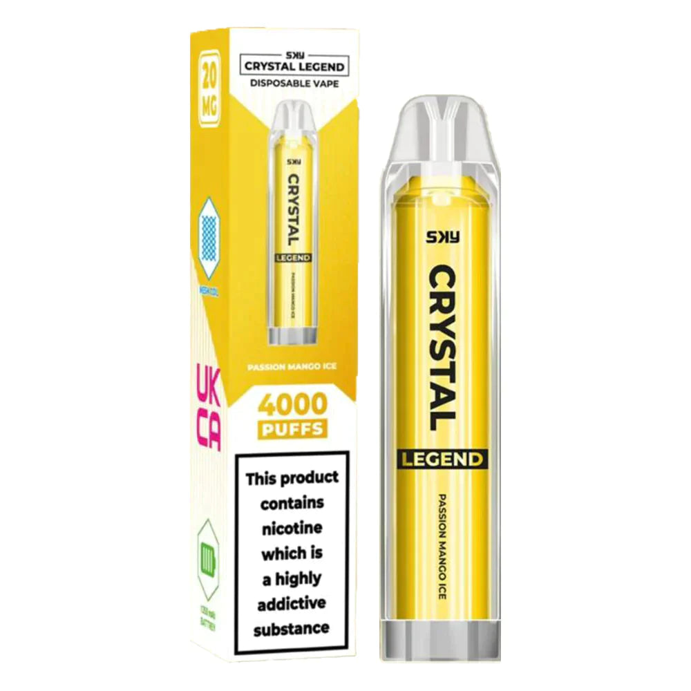 Crystal Legend 4000 Puffs Disposable Vape (Pack of 10)