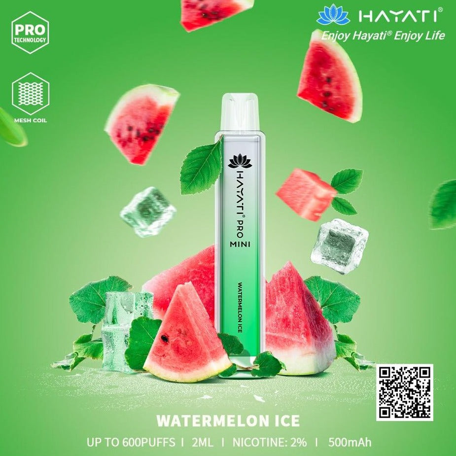 Hayati Pro Mini 600 Puffs (Pack of 10)