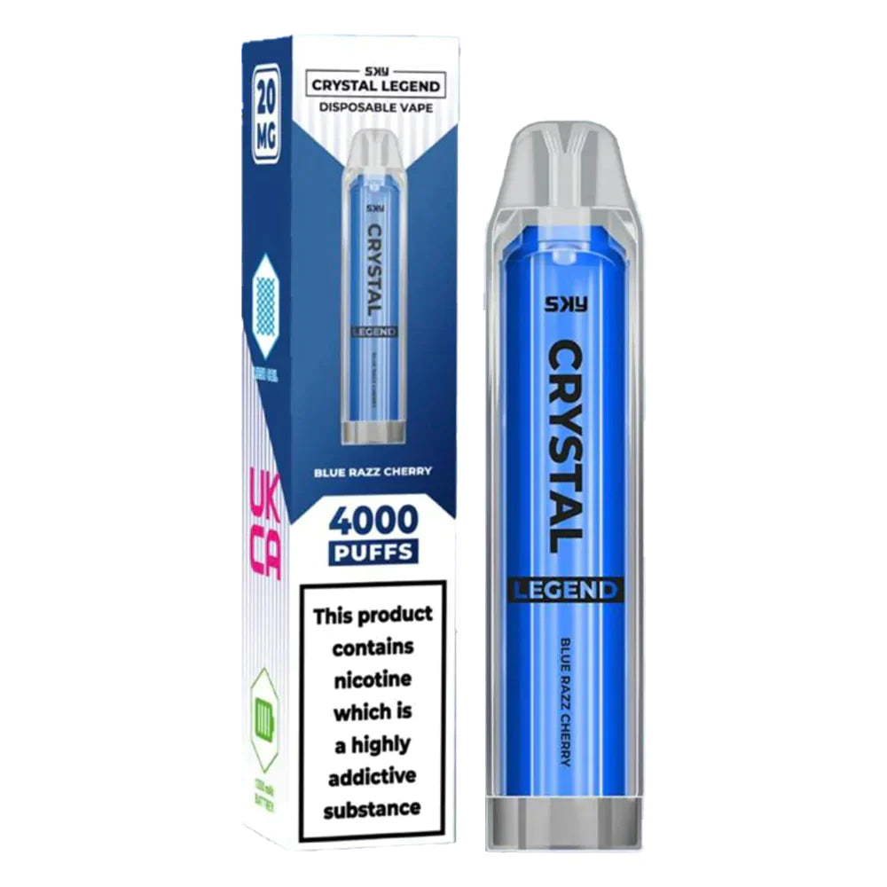 Crystal Legend 4000 Puffs Disposable Vape (Pack of 10)