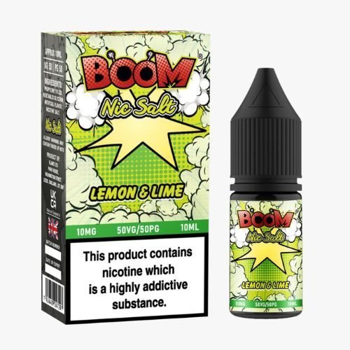 Boom Nic Salts 10ml E-liquids - Box of 10 - simbavapes