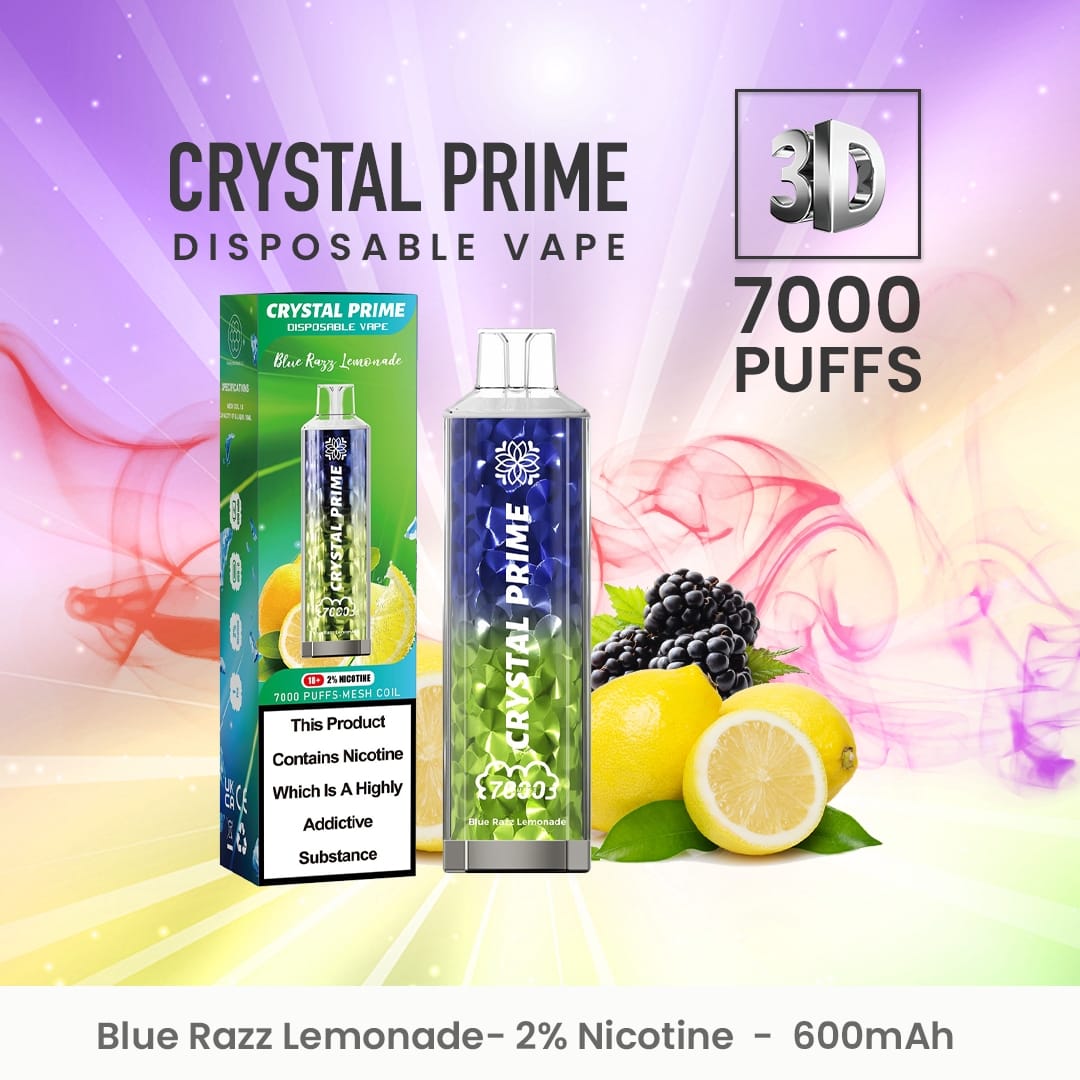 Crystal Prime 7000 Box of 10 Disposable Vape