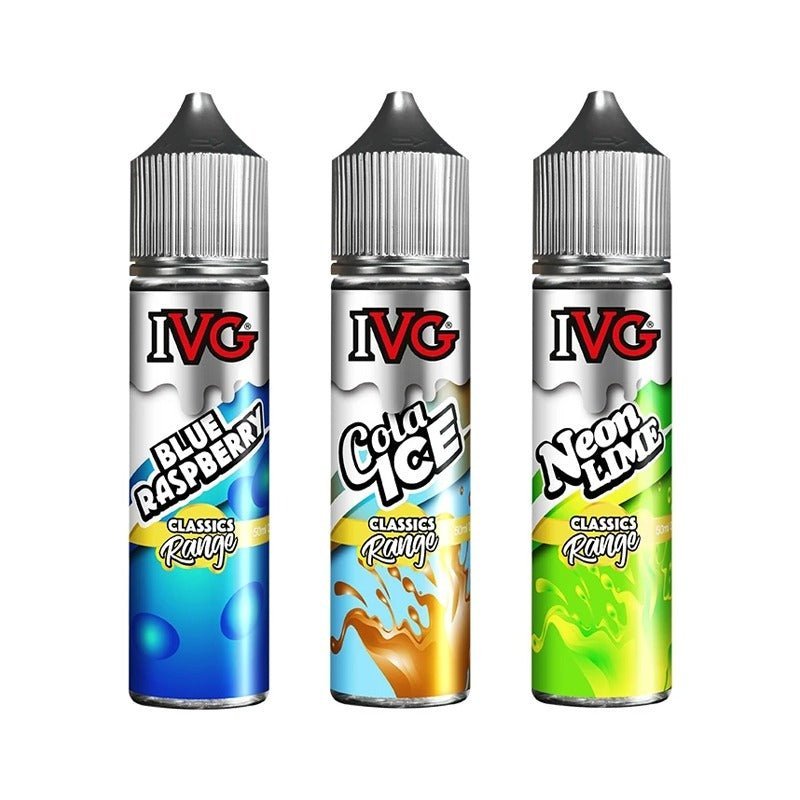 IVG Classic Range 50ml Shortfill (Pack Of 10)