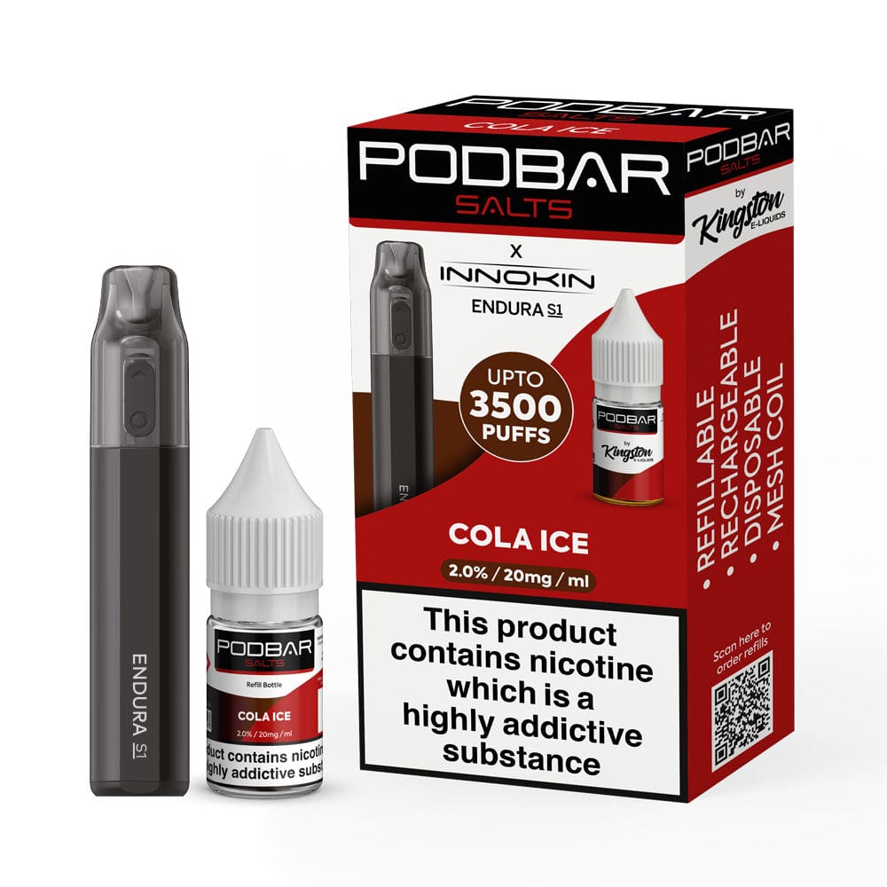 Podbar Salts + Innokin Endura S1 Pod Kit - Box of 5 - #Simbavapes#