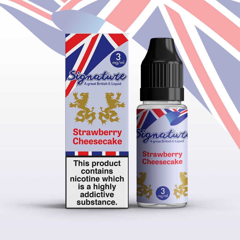 Signature - Strawberry Cheesecake - 10ml E-liquids (Pack of 10)