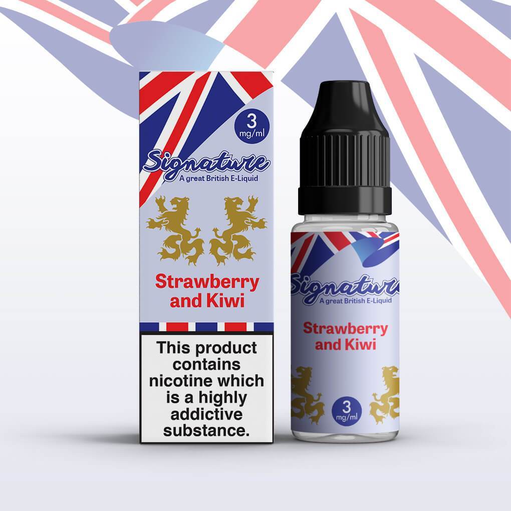 Signature - Strawberry & Kiwi - 10ml E-liquids (Pack of 10)