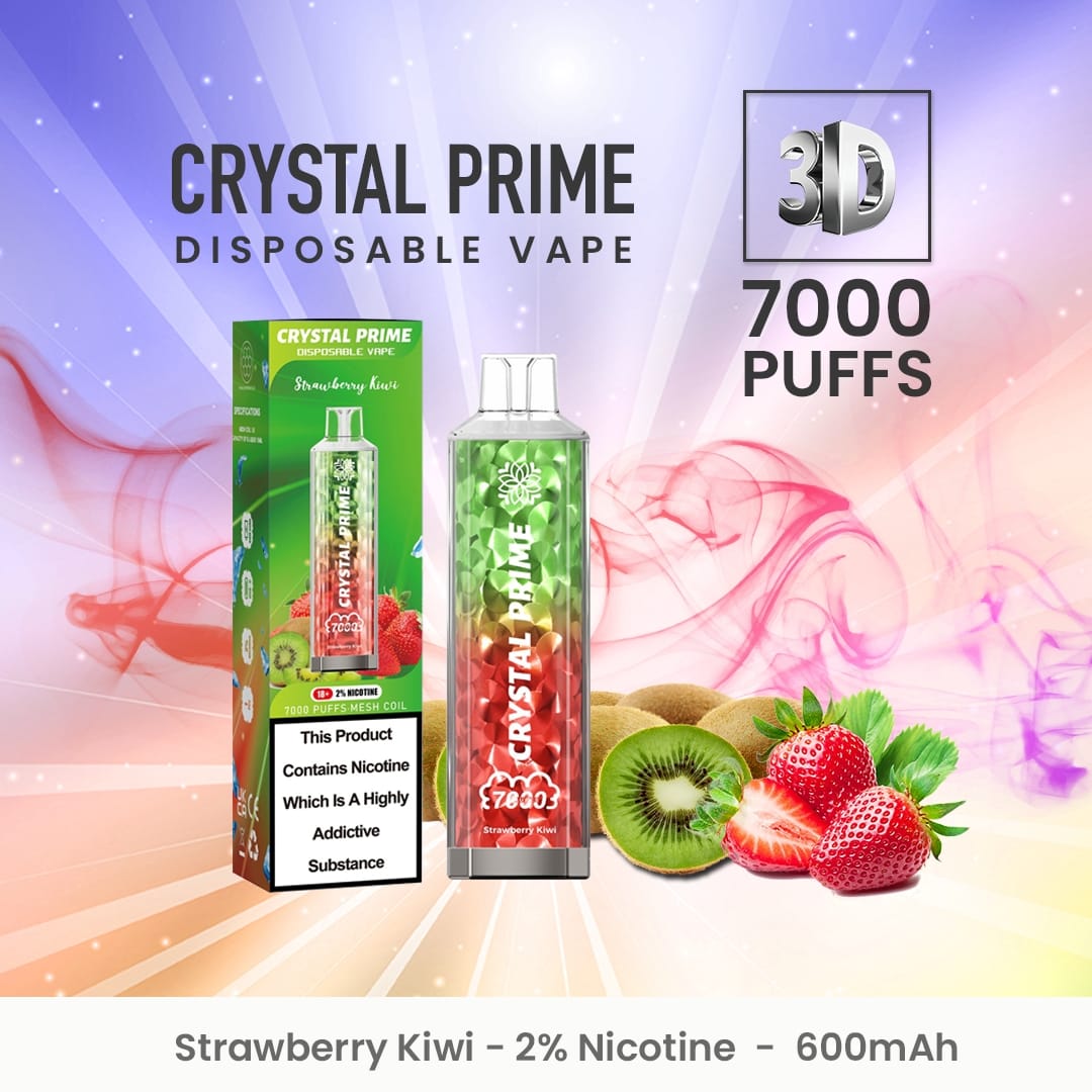 Crystal Prime 7000 Box of 10 Disposable Vape